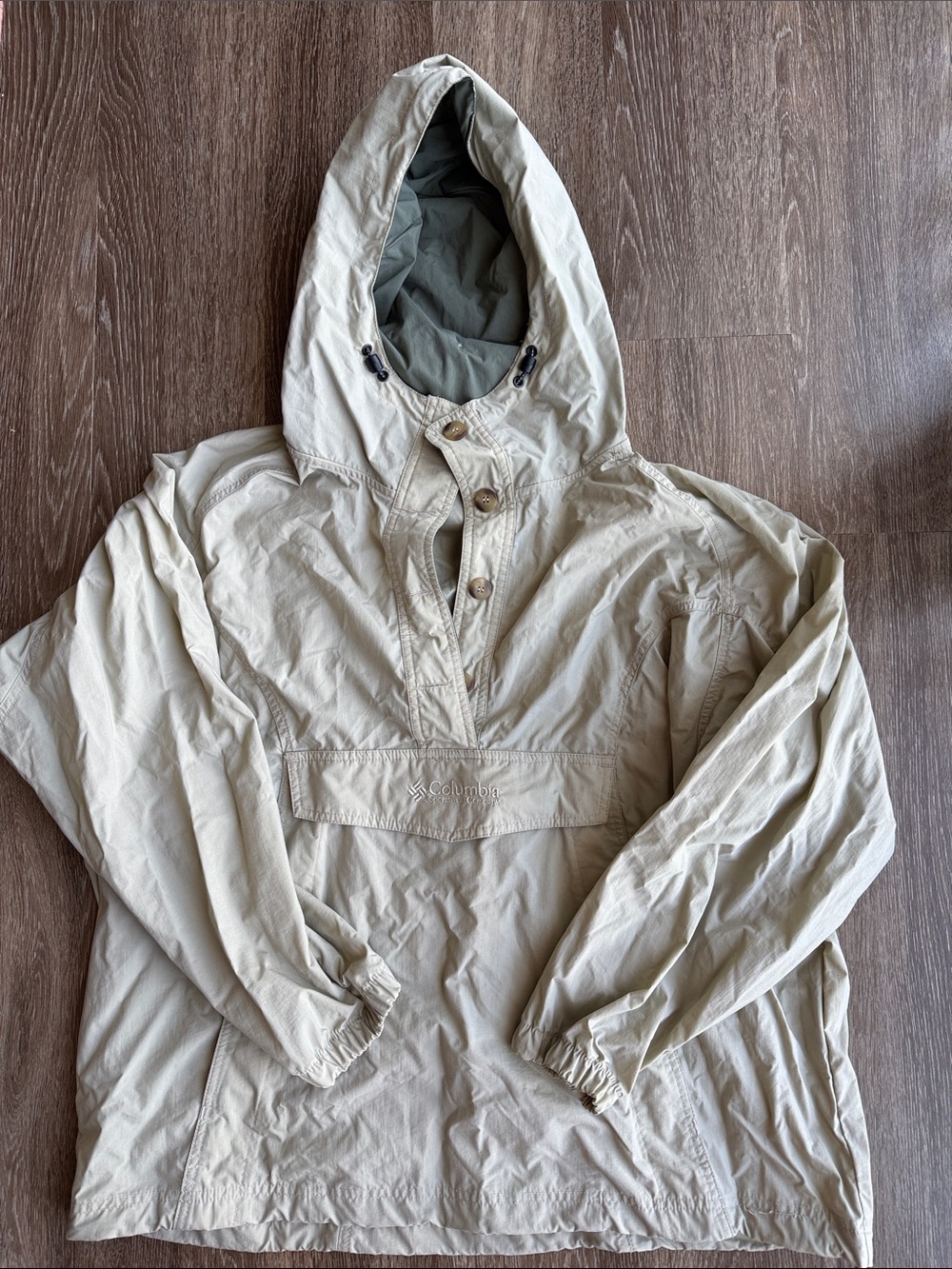 Vintage Columbia Windbreaker Anorak Pullover Jacket